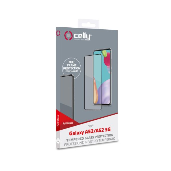 Full Glass Galaxy A52 5g 4g Black Celly Fullglass947bk 8021735764281