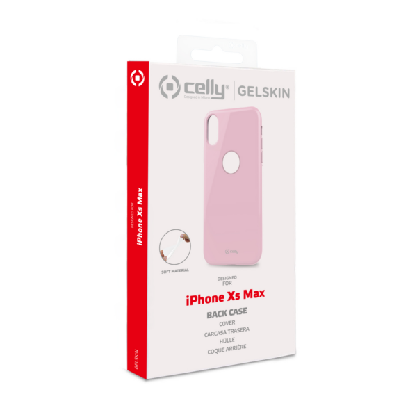 Tpu Cover Iphone Xs Max Pink Celly Gelskin999pk 8021735744184