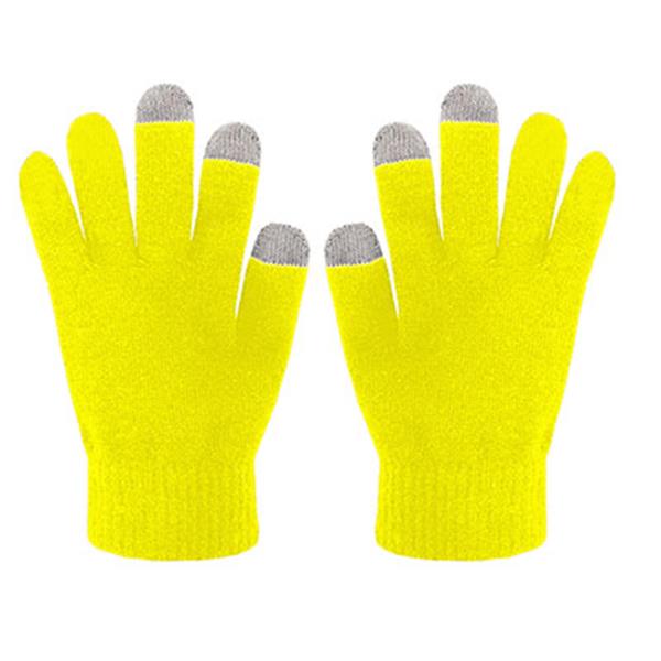 Touch Gloves Yellow S M Size Celly Glovesm03 8021735090670