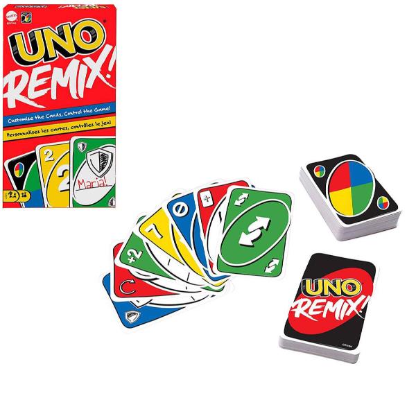 Uno Remix Mattel Gxd71 887961954616