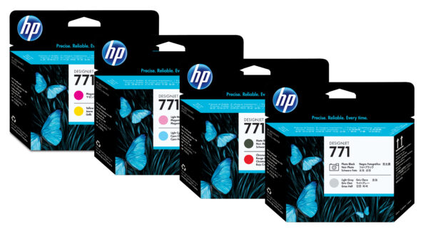 Testina di Stampa Designjet Hp 771 Nero Matte Red Cromatic Ce017a 884962986431