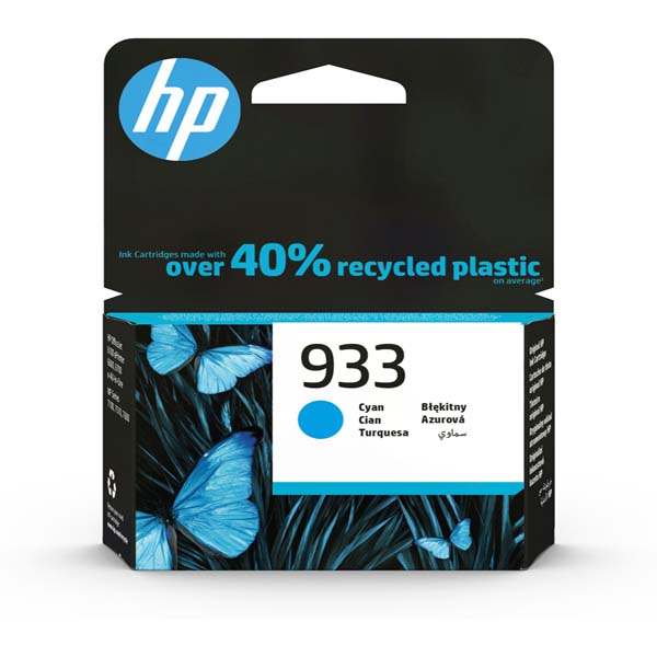 Hp Cartuccia Ink 933 Ciano Cn058ae 195122139933