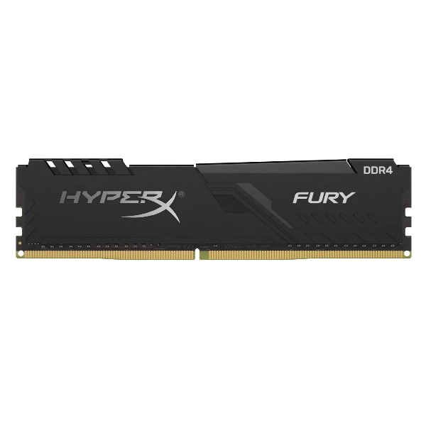 8gb 2400mhz Ddr4 Dimm Fury Black Kingston Hx424c15fb3 8 740617293456