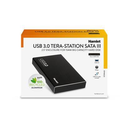 Box Esterno 2 5in Usb 3 0 Hamlet Hxd25u3tb 8000130591531