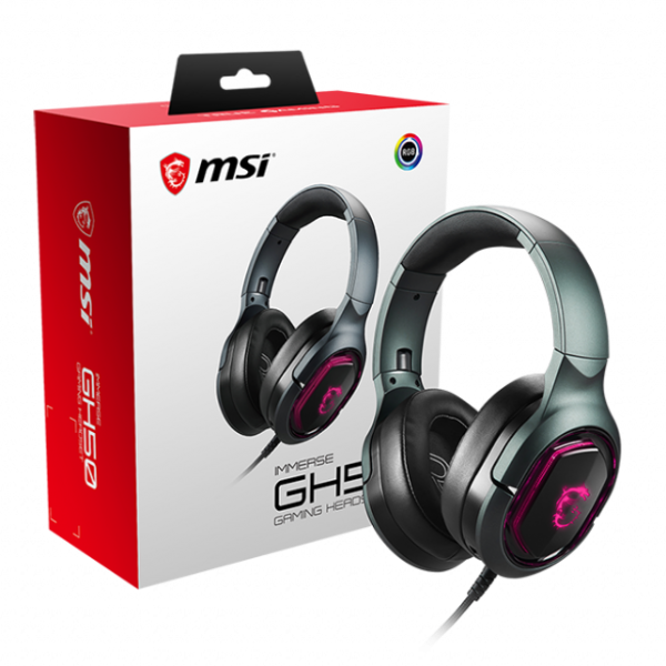 Immersegh50 Gaming Headset Msi S37 0400020 Sv1 4719072655204