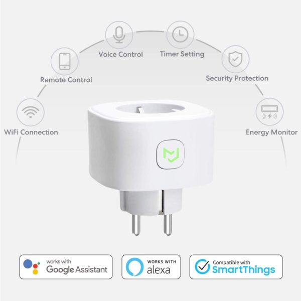 Smart Plug Wifi With App Menross Inm501 632096884266