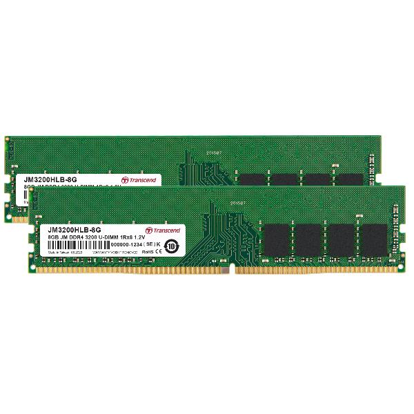 16gb Kit Jm Ddr4 3200 U Dimm Transcend Jm3200hlb 16gk 760557849032