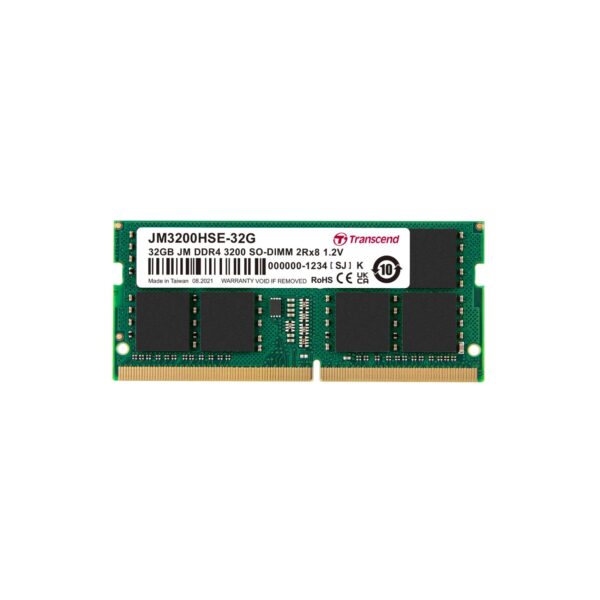 32gb Jm Ddr4 3200 So Dimm 2rx8 Transcend Jm3200hse 32g 760557848981