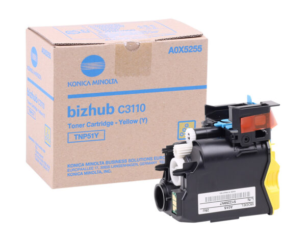 Toner Giallo Tnp 51y per Bizhub C3110 A0x5255 39281059704