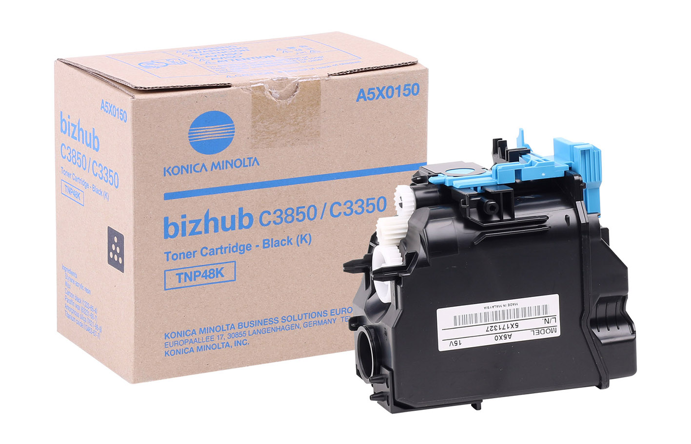 Toner Konicaminolta Tnp 48 Nero per Bizhub C3350 3850 A5x0150 39281058974