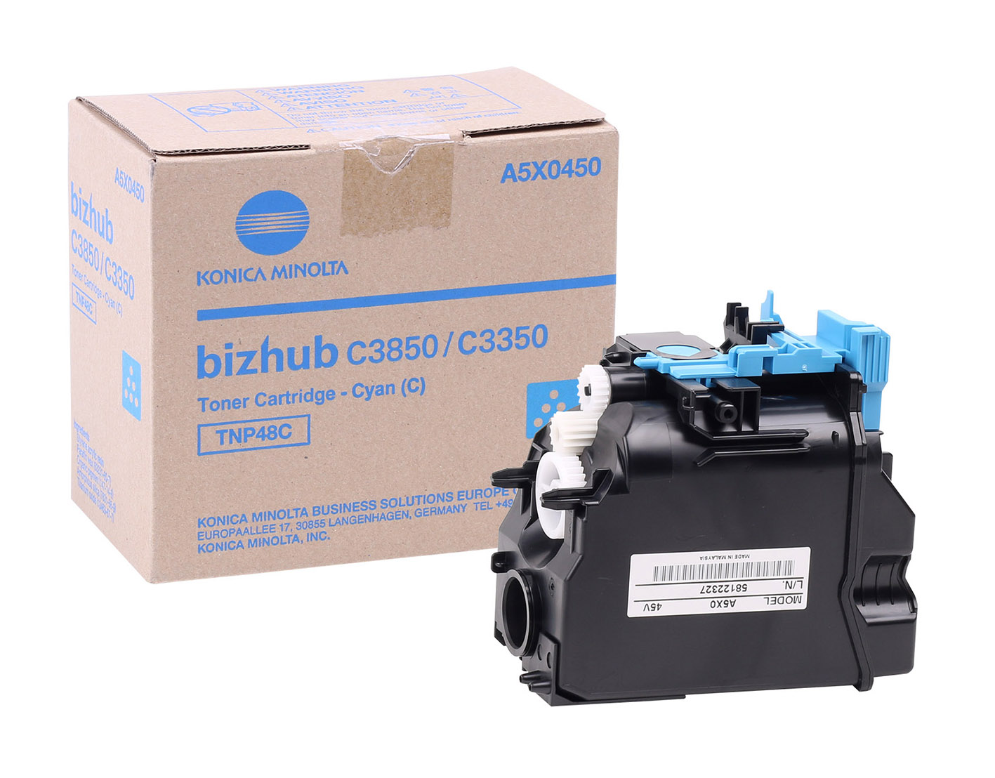 Toner Konicaminolta Tnp 48 Ciano per Bizhub C3350 3850 A5x0450 39281059094