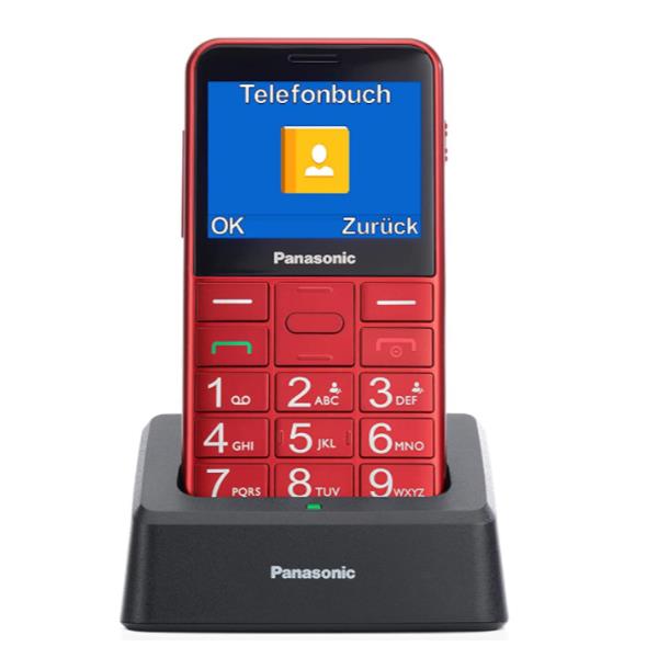 Cellulare Senior Kx Tu155 Rosso Panasonic Kx Tu155exrn 5025232915330