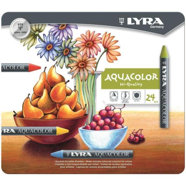 Lyra Acquacolor Pastelli Cera Lyra L5611240 4084900530641