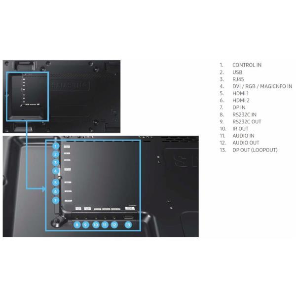 Um46n e Monitor D Led Did 46 Samsung Lh46umnhlbb En 8801643497606