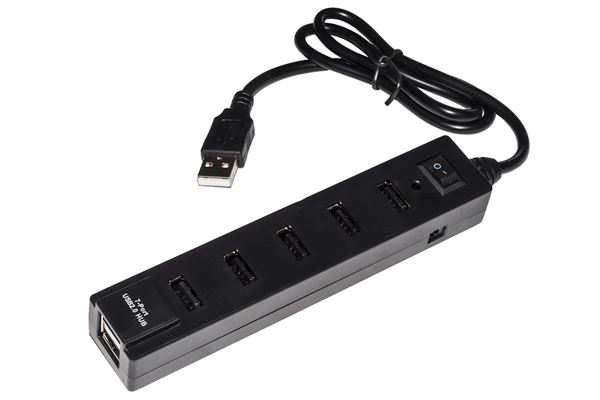 Hub 7 Porte Usb 2 0 Alimentato Nilox Lkhub27a 8028400060617