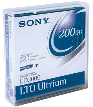 Data Cartridge Lto 1 Ultrium Sony New Storage Media Ltx100gn 27242590656