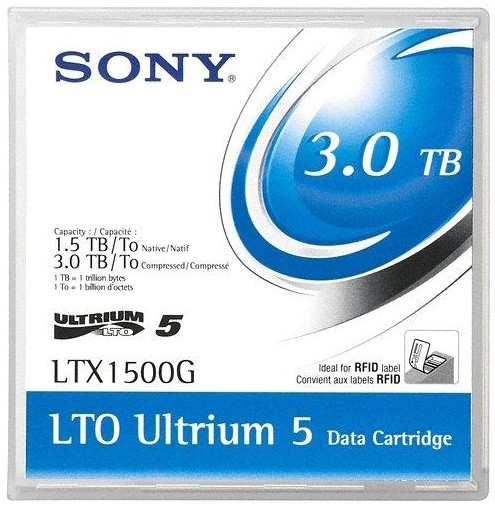 Data Cartridge Lto 5 Ultrium Sony New Storage Media Ltx1500gn 27242795211