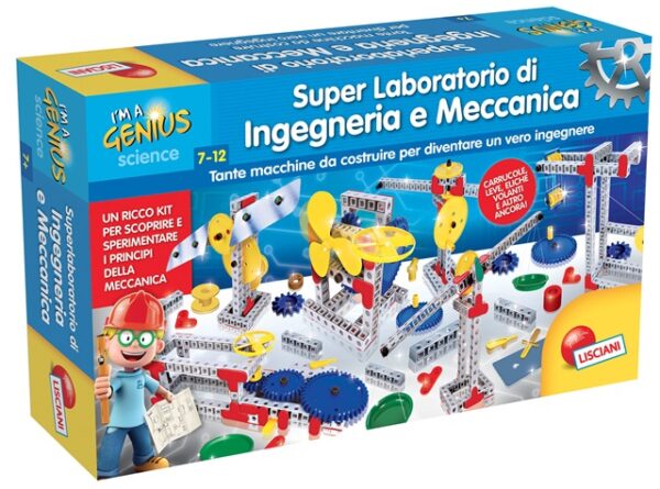 I M a Genius Super Laboratorio di Ingegneria e Meccanica Lisciani Cod 51762 77848