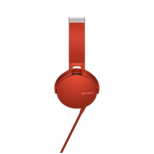 Serie Xb550ap Microfono Rosso Sony Mdrxb550apr Ce7 4548736045798