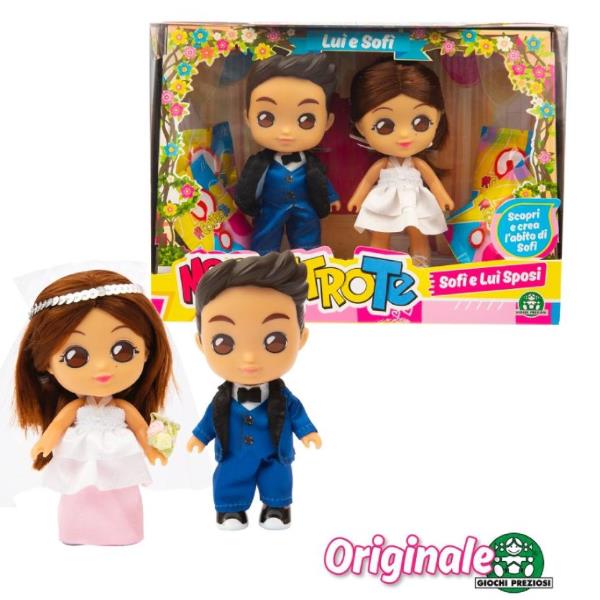 Mct Cutie Doll Coppia Matrimonio Giochi Preziosi Mec83000 8056379132523