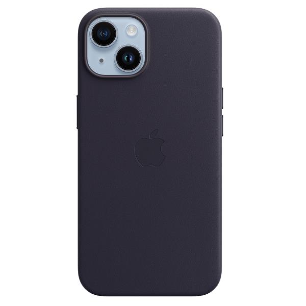 Iphone 14 Leather Case Midnight Apple Mpp43zm a 194253345244