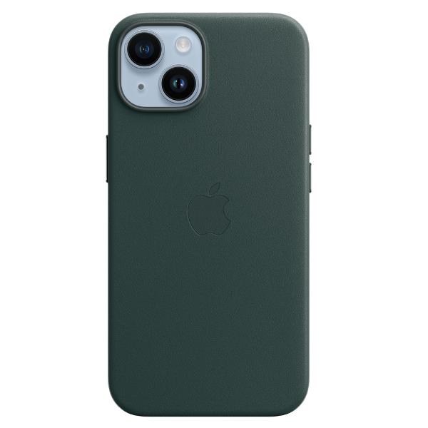 Iphone 14 Leather Case Forest Green Apple Mpp53zm a 194253345275