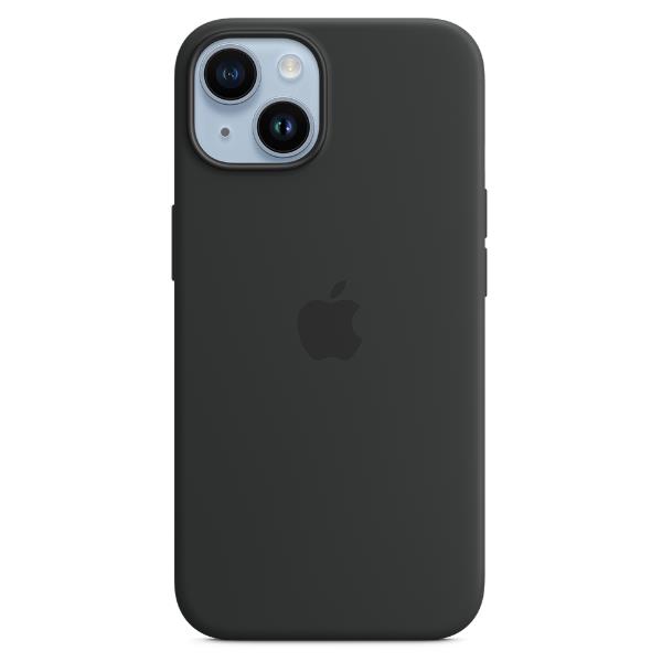 Iphone 14 Silicone Case Midnight Apple Mpru3zm a 194253415961