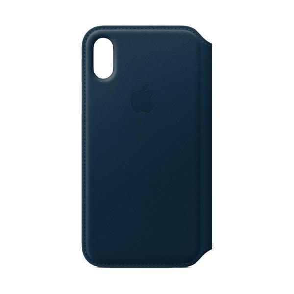 Iphone X Lth Folio Cosm Blue Apple Mqrw2zm a 190198522559