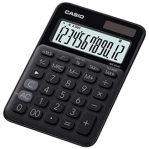 Calcolatrice da Tavolo Ms 20uc Nera Casio Ms 20uc Bk 4549526700088