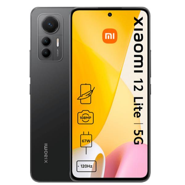 Xiaomi 12 Lite 8 128 Black Xiaomi Mzb0bk4eu 6934177781155