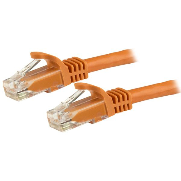 15m Orange Snagless Cat6 Utp Startech Cables N6patc15mor 65030847056