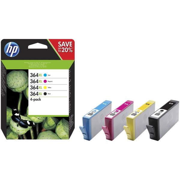 Ink Cartridge No 364xl B C M Y Hp Inkjet Supply Mvs 1n N9j74ae 301 889894419415