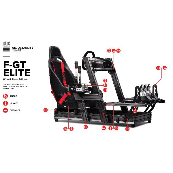 SEDIA NEXT LEVEL RACING GT LITE RACING COCKPIT sedile per simulatore di  guida NLR-S021