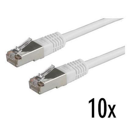 10x Cavo Rete 0 5m Utp Cat 5e Rame Nilox Nx090501120 8068020501923