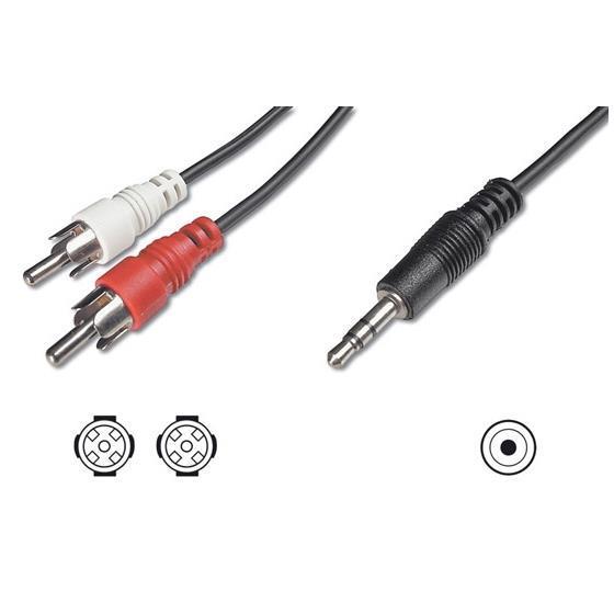 Cavo Stereo 2 Rca Jack 3 5 Mt 2 Nilox Nx090703101 8068020502258