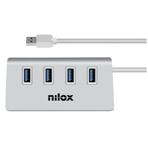 Hub Usb 4 Porte 3 0 Nilox Nx4hub30 8051122173341