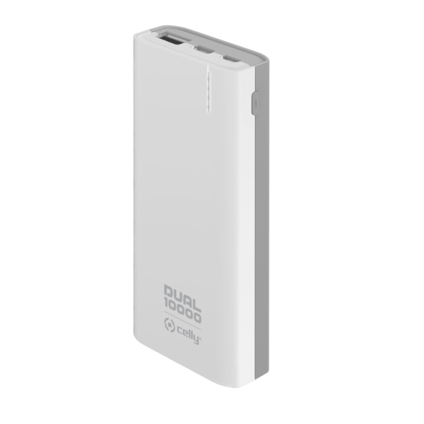 Powerbank Dual 10000mah Wh Celly Pbdual10000wh 8021735755364