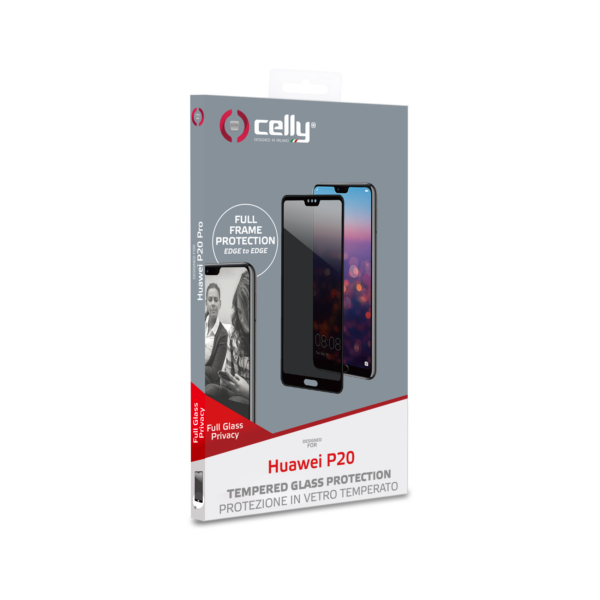 Privacy Full Glass P20 Black Celly Privacyf748bk 8021735743507