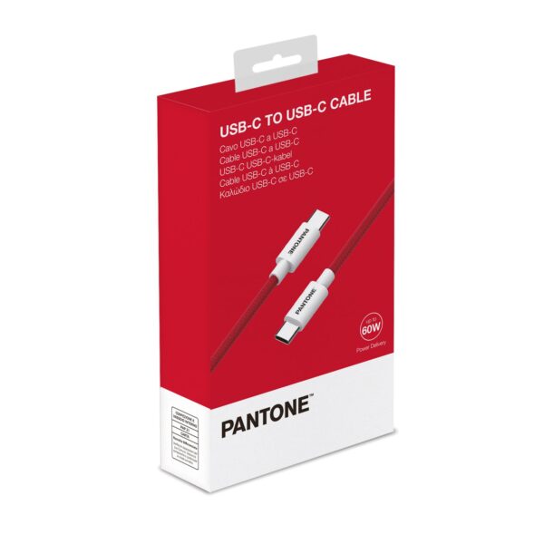 Pantone Usbc Usbc Cable Red Pantone Pt Ctc002 5r1 4713213365823