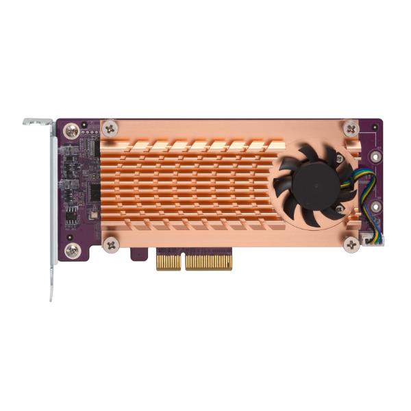 Qnap Dual M 2 Pcie Ssd Exp Card Qnap Qm2 2p 384 4713213513002