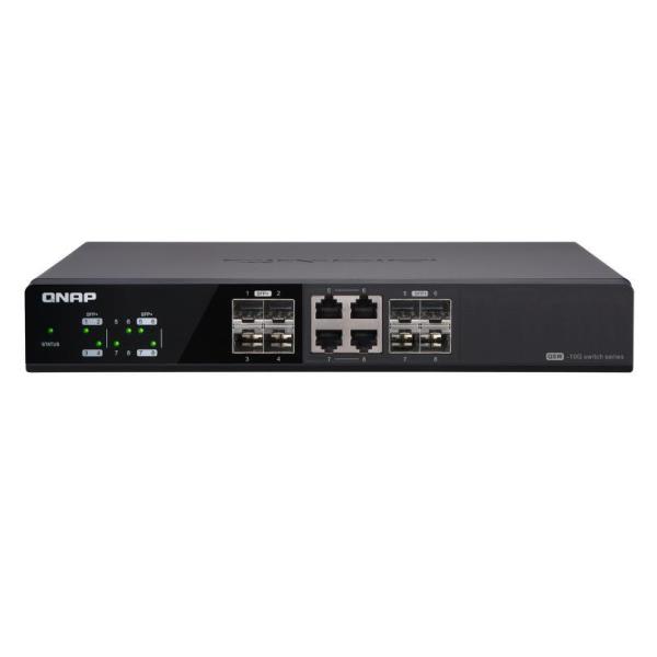 Eight 10gbe Sfp Ports Qnap Qsw 804 4c 4713213513248