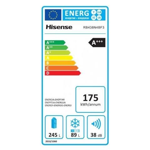 Combi 2mt a Tnf Nero Hisense Rb438n4bf3 6921727025678