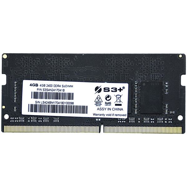 4gb S3 Sodimm Ddr4 2400mhz Cl17 S3 Plus S3s4n2417041 7629999048461