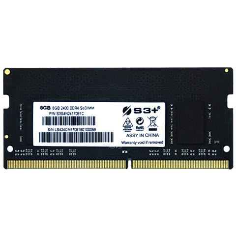 8gb S3 Sodimm Ddr4 2400mhz Cl17 S3 Plus S3s4n2417081 7629999048478