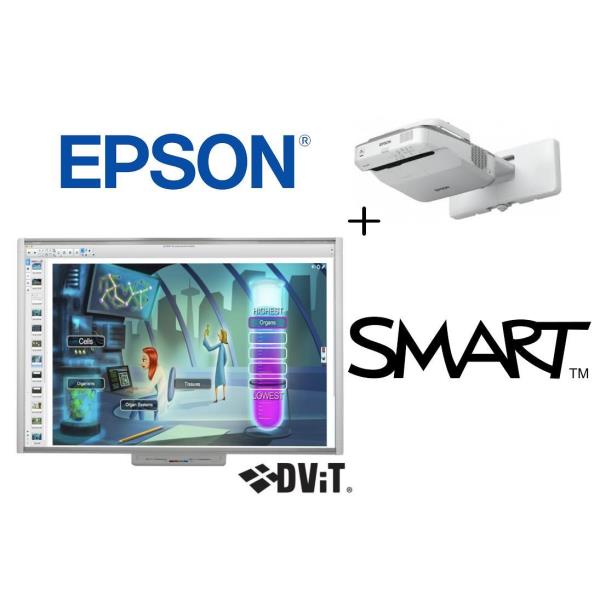 Sbm685v 88 Epson Eb675w Staffa Smart Board Sbm685v Eb675w