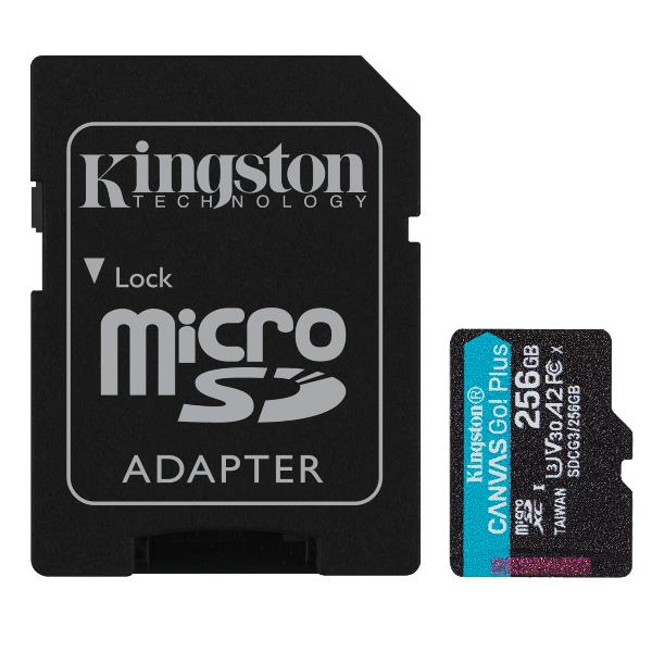 256gb Microsdxc Canvas Go Plus Kingston Sdcg3 256gb 740617301250