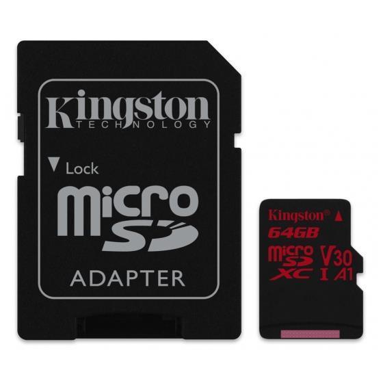 64gb Microsdxc Canvas React Kingston Digital Media Product Sdcr 64gb 740617276183