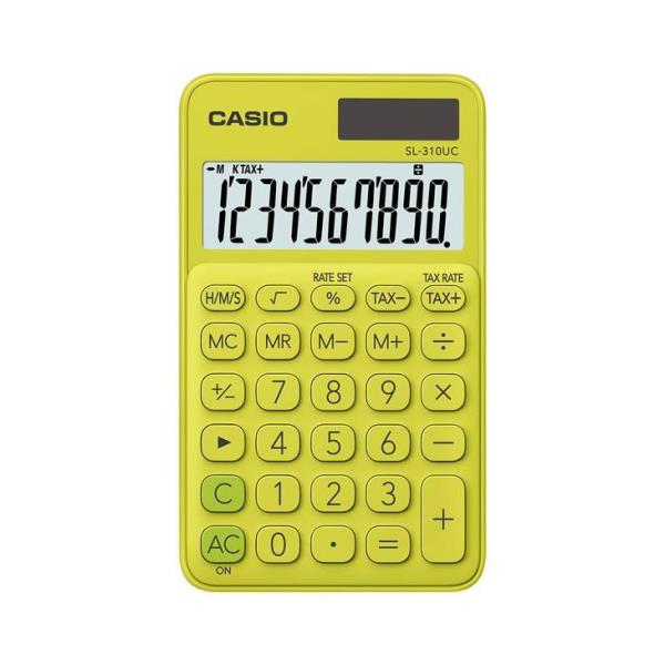 Calcolatrice Tascabile Casio SL-310UC-GN Verde 4549526700132