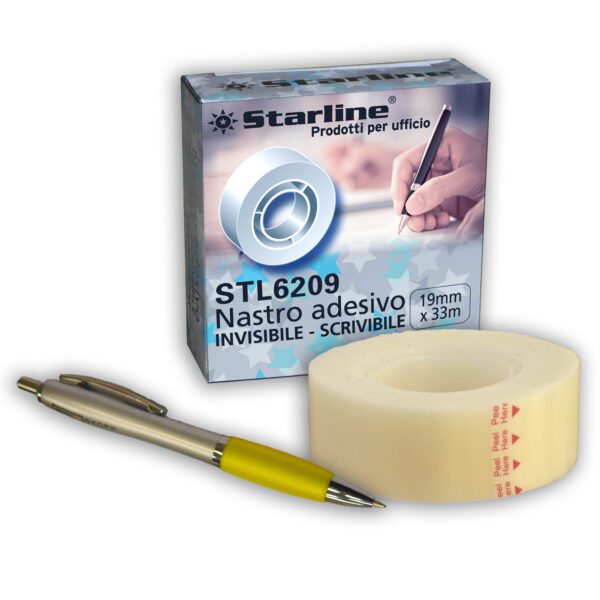 Nastro Adesivo 19mmx33mt Scrivibile e Invisibile Starline 1301stl 8025133037565