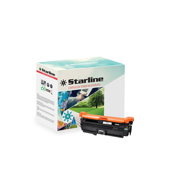 Toner Ric Nero per Hp Color Laserjet Cp3525 per 5000pag Ce250a Sta 8025133112989